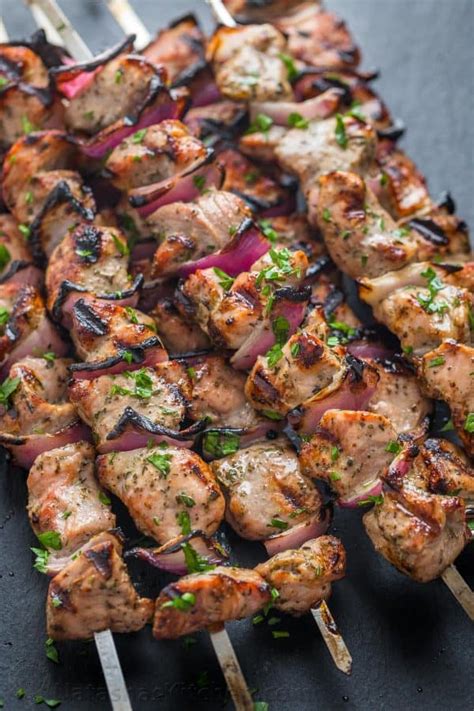 how long do you cook pork kabobs on the grill
